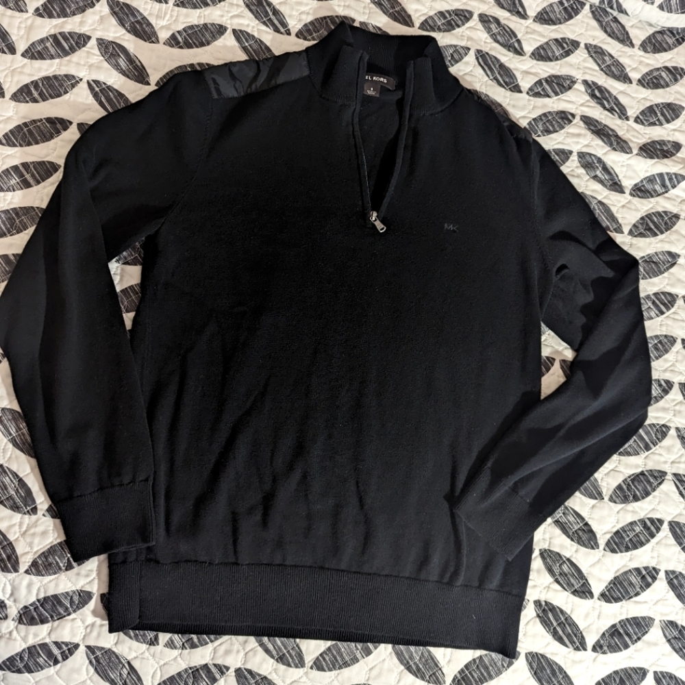 Michael Kors quarter zip sweater